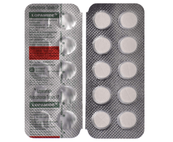 Lopamide 2 mg - Bister Strip of 10 Tablets