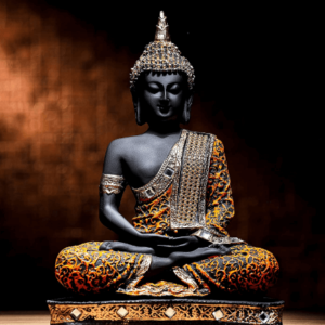 Sitting Buddha Statue Showpiece for Home Decoration Gift