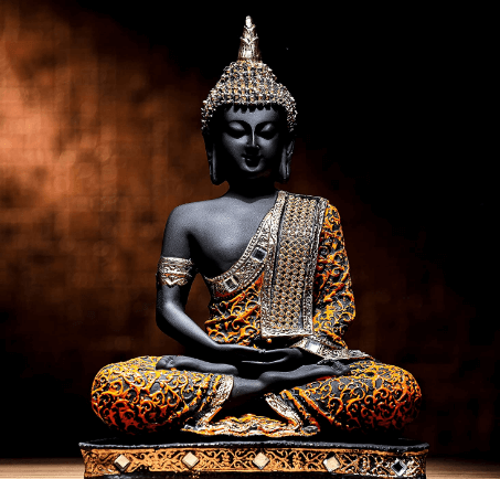Sitting Buddha Statue Showpiece for Home Decoration Gift