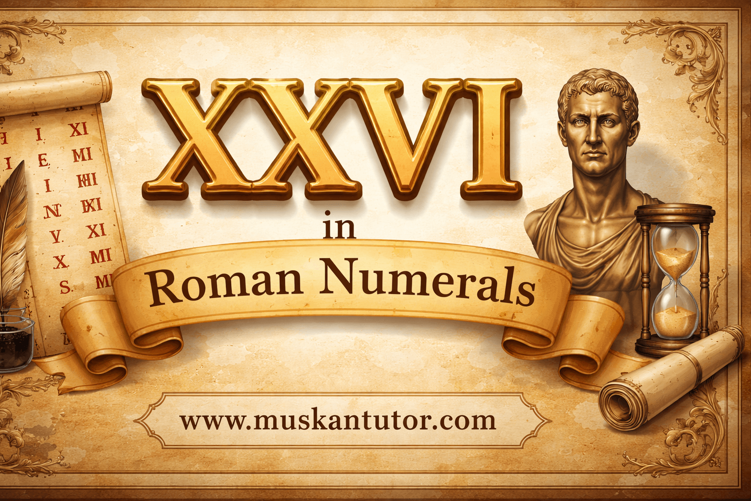 XXVI Number, XXVII in Numbers, XXVI Means