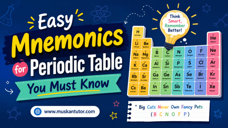 Easy Mnemonics for Periodic Table You Must Know
