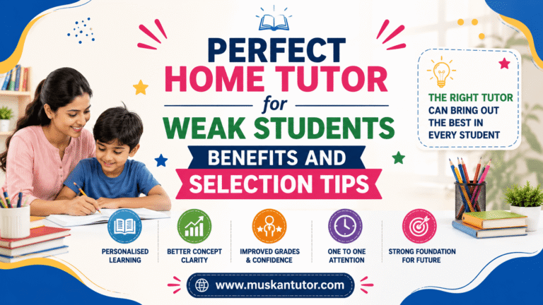 Perfect Home Tutor for Weak Students Benefits and Selection Tips