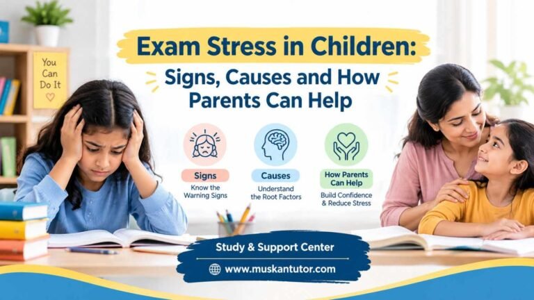 Exam Stress in Children: Signs, Causes and How Parents Can Help
